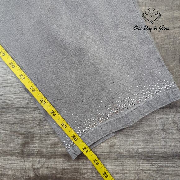 Ruby Rd. Plus Size Pull On Ankle Jeans Size 24W - Picture 5 of 6